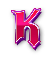 RG電子搖滾派對老虎機－一般符號K